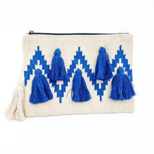 Bolso Clutch Borlas