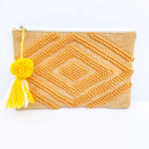 Bolso Clutch Amarillo