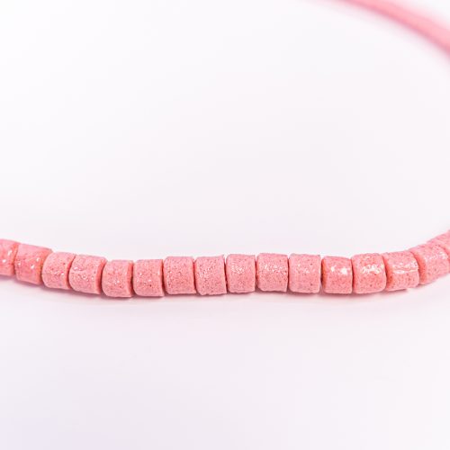 Collar Largo Rosa
